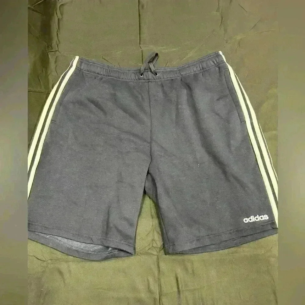 Adidas Shorts Fleece- Men’s - Navy Blue - Size 2XL